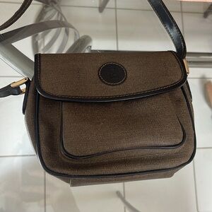 Vintage Fendi handbag, small, brown and tan, preowned but in excellent condition